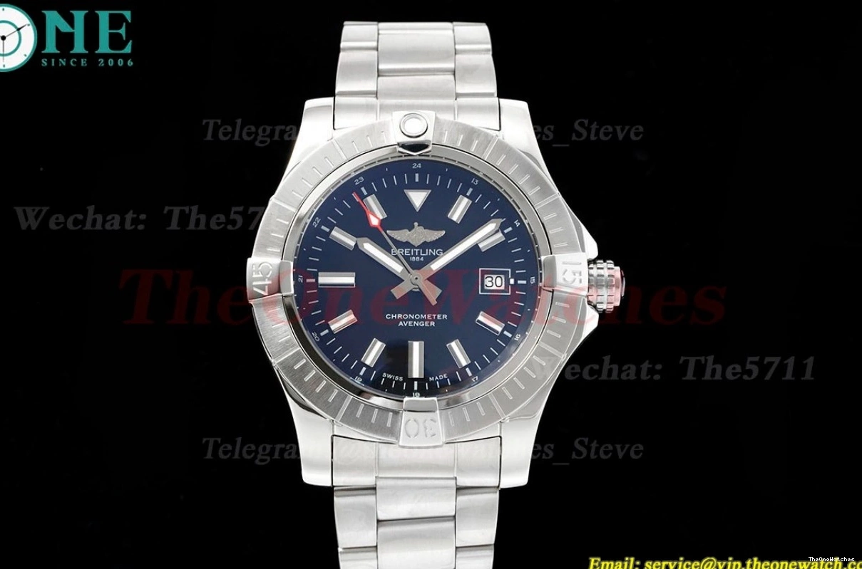 SS TF Avenger SS A2824 Black 43mm Stk 0121